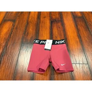 New Kids Nike Pro Pink Compression Shorts Athletic S Training Leggings Small